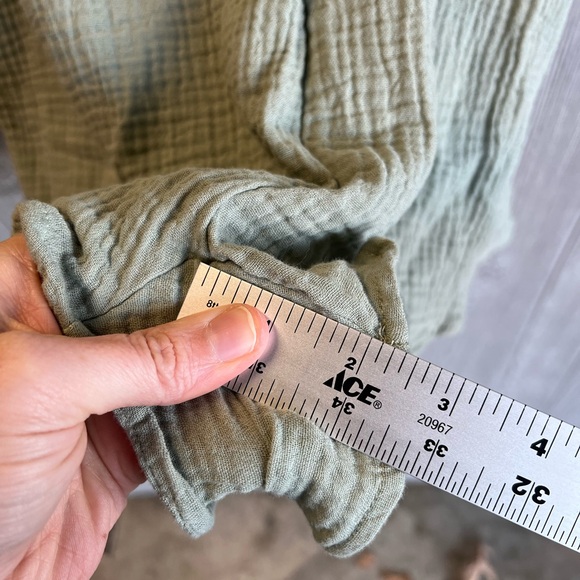 NWT Fashion Nova Danielle Collared Romper Sage Size XL - Picture 8 of 9